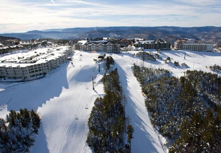 Mountain Lodge Snowshoe Buitenkant foto